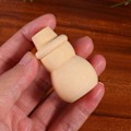 Miniatyrbillede 4 af 4: 10 stk. snemand trædukker trædukker til julehåndværk, julekrybber, julepynt