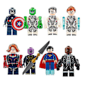 Miniatyrbillede 4 af 5: 40 stk Avengers Minifigurer Byggeklodser Legetøj Actionfigurer Sæt