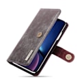 Miniatyrbilde 4 av 5: iPhone 11 - DG.MING - Lommebok-etui/Magnetisk deksel - Grå Grå Grå