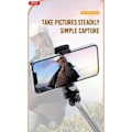 Miniatyrbild 5 av 5: REMAKE Stativ Selfie Stick / Mobilhållare Bluetooth med Fjärrkontroll Svart