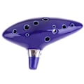 Miniatyrbilde 1 av 5: REMAKE 12-Hulls Ocarina Keramisk Alto C Legend Of Blue Instrument