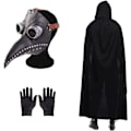 Miniatyrbillede 1 af 4: REMAKE Pestedoktor Maske Halloween Fuglemaske Retro Nitter Steampunk Latexmaske