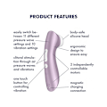 Miniatyrbild 4 av 4: Satisfyer: Satisfyer Pro 2+, Lufttrycksvibrator + Vibration