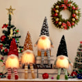 Miniatyrbillede 3 af 5: 45cm Julemandsnisse med LED-lys Julepynt til hjemmet Jul Navidad Nytår 2023 Børnegave E