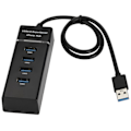 Miniatyrbillede 4 af 4: USB3.0 4-ports hub, computer USB multi-port hub