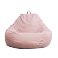 Miniatyrbild 1 av 5: REMAKE Inomhus/Utomhus Beanbagstol för Vuxna Extra Stor Beanbagöverdrag Rosa L