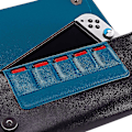 Miniatyrbilde 3 av 5: Switch-etui Kompatibelt med Nintendo Switch og Switch Oled, Søtt Reiseetui i Lær med Spillholder - Snorlax Blå