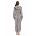 Miniatyrbilde 3 av 5: Jumpsuit for kvinner, koselig vinter-onesie, koselige pysjamas for kvinner grå L