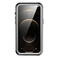Miniatyrbillede 4 af 5: Vandfast iPhone 13/13 Pro etui sort/grå/gennemsigtig