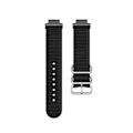 Miniatyrbillede 5 af 5: Garmin Forerunner 220 / 230 / 235 / 630 / 620 / 735 Nylon Urrem - Sort Sort