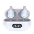 Miniatyrbillede 2 af 4: Knogleledning øre-fri hovedtelefoner Bluetooth 5.3 Hi-Fi ENC Hvid