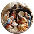 Miniatyrbilde 3 av 4: #Akryl 3D Julepynt - Hengende Pynt#