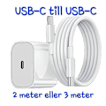 Miniatyrbilde 1 av 2: Samsung Hurtiglader - Adapter + Kabel 20W USB-C 2m Vi
