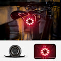 Miniatyrbillede 5 af 5: Wozinsky LED cykel baglygte micro USB med rødt lys 5 tilstande sort (WRBLB2)