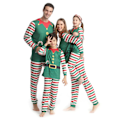 Miniatyrbillede 4 af 5: Familiens Julepyjamas - Matchende Langærmede Fe-Pyjamas og Bukser Far M