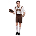 Pikkukuva 4 / 5: REMAKE Saksan Oktoberfest-olut Miesten Baijerilainen Nahkahousut Hattu Paita Setti XL