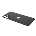 Miniatyrbillede 2 af 3: REMAKE Batteri Dæksel til iPhone 12 (Kamera Hul Ring Standard Version) (FMY) Sort iPhone 12 6.1 tommer