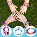 Pikkukuva 2 / 7: REMAKE Loom Bands -setti 2500 käsityökappaletta 40 väriä rannekkeet tee itse