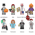 Miniatyrbillede 2 af 5: REMAKE 8-pak Pennywise Exorcist Sally Minifigur Byggeklodselegetøj