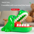 Miniatyrbild 2 av 5: Tricky Toy Stor Krokodilbett Fingerleksak Hajspelbett