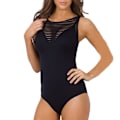 Miniatyrbild 3 av 5: Bikini i transparent nät svart XL