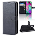 Miniatyrbilde 1 av 5: Wallet Case Samsung Galaxy A40 - Svart