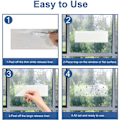Miniatyrbillede 4 af 5: REMAKE 50 fluesnapper med lim, transparente vindue strimler, 2-pak