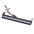 Miniatyrbild 6 av 11: RC Ljusramp 15 LED Lampor 1/10 Simulerings RC Crawler Aluminium Legering LED Universal Takljusramp
