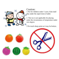 Miniatyrbilde 4 av 5: Pakke med frukt-antistressballer, sensoriske fidget-leker