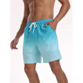 Miniatyrbilde 3 av 5: Hurtigtørkende Strandshorts for Menn - Elastiske, Pustende og Perfekte for Sommerutendørsaktiviteter
