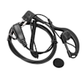 Miniatyrbillede 2 af 5: BEL-7643670090723-Walkie Talkie Headset Walkie Talkie Headset M Hoved Audio System Sort til Restaurant Lager