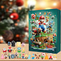 Miniatyrbillede 2 af 3: REMAKE 2024 Julekalender 24 stk Mario Jul 24 Dages Nedtællingskalender Blind Box Julegaver Børn Voksne B