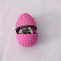 Miniatyrbild 2 av 5: Virtuellt Husdjur Samlarutgåva Leksak - Realtids 3D Husdjursrörelse - Blank Aqua Blå Låda