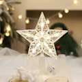 Miniatyrbild 1 av 5: Julgransdekorationer Toppstjärnor LED-lampor Juldekorationer för Hem Julgranar Nyår 2025 Navidad Natal Noel B