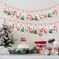 Miniatyrbilde 4 av 5: 24 stk, 10.16*15.24cm Julekalender, DIY Kalenderpynt Juledekorasjoner til Hjem Nyttårsgaver, Gaveposer til Julefest 24stk/pakke