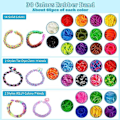 Pikkukuva 4 / 5: Loom Bands -setti 2500 käsityökappaletta 40 väriä rannekkeet tee itse