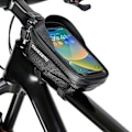 Miniatyrbillede 3 af 5: TAKEZERO A2 cykeltaske/holder, stelpose, sort/sort