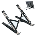 Miniatyrbillede 6 af 6: Laptop stand foldbar og justerbar Sort