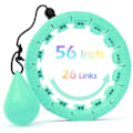 Pikkukuva 1 / 5: Painotettu hulavanne 26 osalla (6 tuumaa) painonpudotukseen aikuisille, inity Hoop Plus Size, älykäs kuntoiluväline naisille Vihreä Vihreä