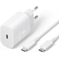 Pikkukuva 1 / 5: 25W Nopea USB-C Lataus Samsung Galaxy A13 5G A33 A53, A34 A54 A14 A52 A72, S23 S22 S21 Ultra S21 S21 Fe S21 Plus S20 [H34]