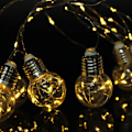 Pikkukuva 5 / 5: LED-valoketjut jouluun, häihin ja puutarhan koristeluun 100~240V EU-pistoke (lämmin valkoinen)