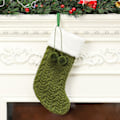 Miniatyrbild 5 av 5: Vit juldekoration Julstrumpa