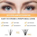 Miniatyrbild 4 av 5: REMAKE Lash Clusters 40D-0.07C-10 B&Q Lash Individuella Fransar 280