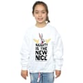 Miniatyrbillede 3 af 4: Looney Tunes Piger Naughty Is The New Nice Sweatshirt 7-8 År Hvid 7-8 År