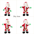 Miniatyrbild 5 av 5: REMAKE Twerking Tomte, Musikalisk Hip-Shakande Tomte Sjungande Dansande Tomte Leksaker Jul Elektriska Dockor för Barn - A