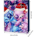 Pikkukuva 5 / 5: Lilo & Stitch Joulukalenteri 24 Hahmolla - Piirrettyjen Leikkikalujen Koristelu Laskentakalenteri -sz3 B