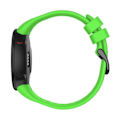 Pikkukuva 5 / 5: Garmin Forerunner 45S Kestävä Musta Silikoniranneke Soljella - Vihreä Vihreä