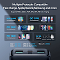 Miniatyrbillede 5 af 5: REMAKE SiGN Super Charge LED Powerbank 10.000mAh, 22.5W - Sort