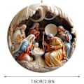 Miniatyrbilde 4 av 4: #Akryl 3D Julepynt - Hengende Pynt#