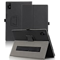 Miniatyrbilde 2 av 5: Tablettdeksel for TCL Tab 10 Gen 2 - Stativ, Skin-touch PU-lær, Full beskyttelse - Svart